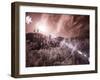 USA, Utah, Infrared of the Logan Pass area with sunrays-Terry Eggers-Framed Photographic Print