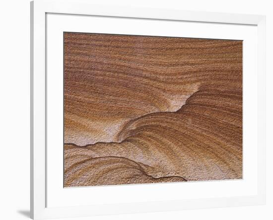 USA, Utah, Kanab. Patterns in eroded sandstone.-Jaynes Gallery-Framed Photographic Print