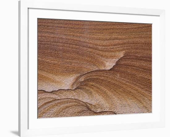 USA, Utah, Kanab. Patterns in eroded sandstone.-Jaynes Gallery-Framed Photographic Print