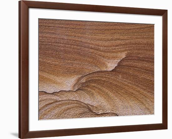 USA, Utah, Kanab. Patterns in eroded sandstone.-Jaynes Gallery-Framed Photographic Print