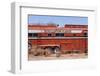 USA, Utah, Landscape, Highway 24, Disused Camper-Catharina Lux-Framed Photographic Print