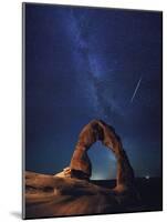 USA, Utah, Moab, Arches National Park, Delicate Arch and Milky Way-Michele Falzone-Mounted Photographic Print