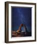 USA, Utah, Moab, Arches National Park, Delicate Arch and Milky Way-Michele Falzone-Framed Premium Photographic Print