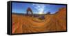 Usa, Utah, Moab, Arches National Park, Delicate Arch-Alan Copson-Framed Stretched Canvas