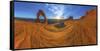 Usa, Utah, Moab, Arches National Park, Delicate Arch-Alan Copson-Framed Stretched Canvas