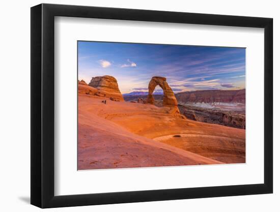 Usa, Utah, Moab, Arches National Park, Delicate Arch-Alan Copson-Framed Premium Photographic Print