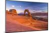 Usa, Utah, Moab, Arches National Park, Delicate Arch-Alan Copson-Mounted Premium Photographic Print