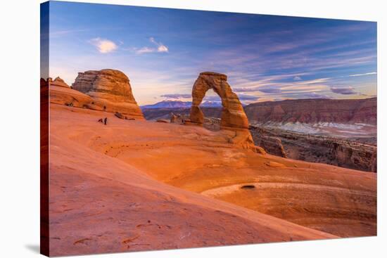 Usa, Utah, Moab, Arches National Park, Delicate Arch-Alan Copson-Stretched Canvas