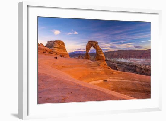 Usa, Utah, Moab, Arches National Park, Delicate Arch-Alan Copson-Framed Photographic Print