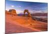 Usa, Utah, Moab, Arches National Park, Delicate Arch-Alan Copson-Mounted Photographic Print