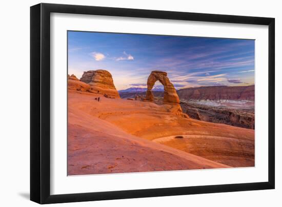 Usa, Utah, Moab, Arches National Park, Delicate Arch-Alan Copson-Framed Photographic Print