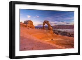 Usa, Utah, Moab, Arches National Park, Delicate Arch-Alan Copson-Framed Photographic Print