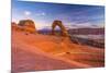 Usa, Utah, Moab, Arches National Park, Delicate Arch-Alan Copson-Mounted Photographic Print