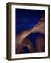 USA, Utah, Moab, Arches National Park, Double Arch and Milky Way-Michele Falzone-Framed Photographic Print