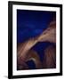 USA, Utah, Moab, Arches National Park, Double Arch and Milky Way-Michele Falzone-Framed Photographic Print