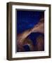 USA, Utah, Moab, Arches National Park, Double Arch and Milky Way-Michele Falzone-Framed Photographic Print