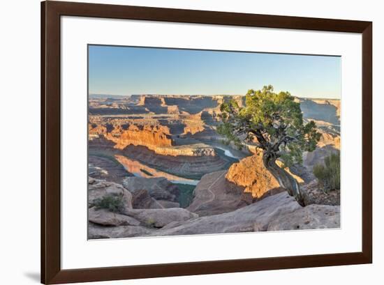 USA, Utah, Moab. Dead Horse State Park, Dead Horse Point in early morning-Hollice Looney-Framed Photographic Print