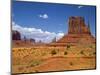 USA, Utah, Monument Valley. Mesas in the Middle of the Desert-Petr Bednarik-Mounted Photographic Print