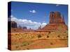 USA, Utah, Monument Valley. Mesas in the Middle of the Desert-Petr Bednarik-Stretched Canvas