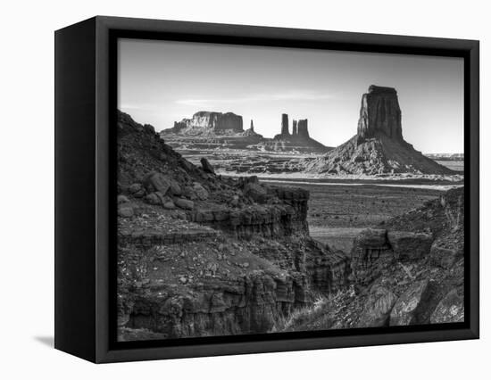 USA, Utah, Monument Valley, View of Buttes-Ann Collins-Framed Stretched Canvas