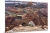 USA, Utah, Morning after Snow at Dead Horse Point, Canyonlands NP-John Ford-Mounted Photographic Print