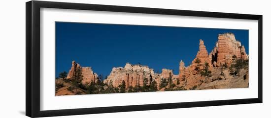 USA, Utah. Panoramic of hoodoos, Bryce Canyon National Park.-Judith Zimmerman-Framed Photographic Print