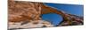 USA, Utah. Panoramic of Owachomo Bridge, Natural Bridges National Monument.-Judith Zimmerman-Mounted Photographic Print