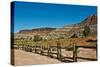 USA, Utah, Paria. View along trail to ghost town-Bernard Friel-Stretched Canvas