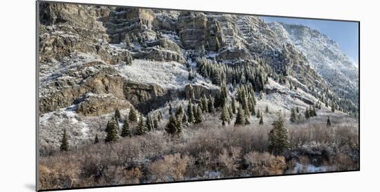 USA, Utah, Provo, Panoramic view of late afternoon light in Provo Canyon-Ann Collins-Mounted Photographic Print