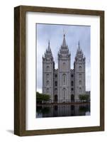 USA, Utah, Salt Lake City, Temple Square, Mormon Temple-Catharina Lux-Framed Photographic Print