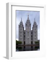 USA, Utah, Salt Lake City, Temple Square, Mormon Temple-Catharina Lux-Framed Photographic Print