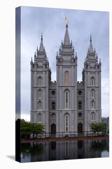 USA, Utah, Salt Lake City, Temple Square, Mormon Temple-Catharina Lux-Stretched Canvas