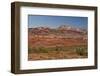 USA, Utah, San Rafael Swell. Landscape with uplift escarpment rock formations.-Jaynes Gallery-Framed Photographic Print