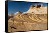 USA, Utah. Sandstone formation and cross-bedded layers, Canyonlands NP, Island in the Sky.-Judith Zimmerman-Framed Stretched Canvas