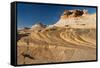 USA, Utah. Sandstone formation and cross-bedded layers, Canyonlands NP, Island in the Sky.-Judith Zimmerman-Framed Stretched Canvas