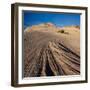 USA, Utah. Sandstone formation and cross-bedded layers, Canyonlands NP, Island in the Sky.-Judith Zimmerman-Framed Photographic Print