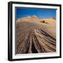 USA, Utah. Sandstone formation and cross-bedded layers, Canyonlands NP, Island in the Sky.-Judith Zimmerman-Framed Photographic Print