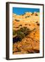 USA, Utah. Sandstone formation and cross-bedded layers, Canyonlands NP, Island in the Sky.-Judith Zimmerman-Framed Photographic Print