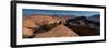 USA, Utah. Sandstone formations in Sand Flats Recreation Area with La Sal Mountain Range, near Moab-Judith Zimmerman-Framed Photographic Print