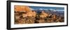 USA, Utah. Sandstone formations in Sand Flats Recreation Area with La Sal Mountain Range, near Moab-Judith Zimmerman-Framed Photographic Print