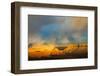 USA, Utah. Storm clouds and sunset on mesas at Dead Horse Point Overlook, Dead Horse Point SP-Judith Zimmerman-Framed Photographic Print