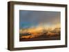 USA, Utah. Storm clouds and sunset on mesas at Dead Horse Point Overlook, Dead Horse Point SP-Judith Zimmerman-Framed Photographic Print