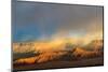 USA, Utah. Storm clouds and sunset on mesas at Dead Horse Point Overlook, Dead Horse Point SP-Judith Zimmerman-Mounted Photographic Print