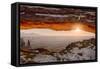 USA, Utah, Sunrise at Mesa Arch, Canyonlands National Park, Dawn-John Ford-Framed Stretched Canvas