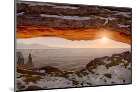 USA, Utah, Sunrise at Mesa Arch, Canyonlands National Park, Dawn-John Ford-Mounted Photographic Print