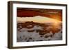 USA, Utah, Sunrise at Mesa Arch, Canyonlands National Park-John Ford-Framed Photographic Print