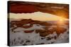 USA, Utah, Sunrise at Mesa Arch, Canyonlands National Park-John Ford-Stretched Canvas