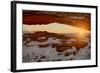 USA, Utah, Sunrise at Mesa Arch, Canyonlands National Park-John Ford-Framed Photographic Print