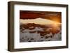 USA, Utah, Sunrise at Mesa Arch, Canyonlands National Park-John Ford-Framed Photographic Print