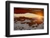 USA, Utah, Sunrise at Mesa Arch, Canyonlands National Park-John Ford-Framed Photographic Print